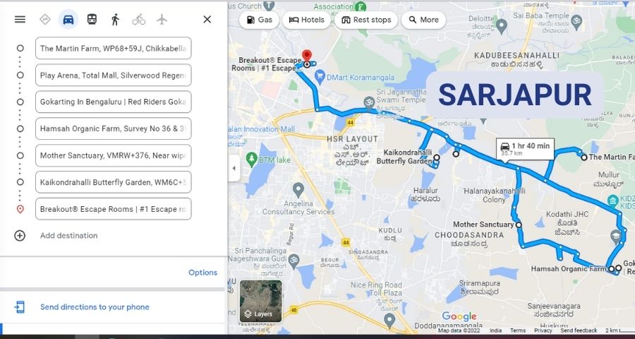 7 Things to do at Sarjapur